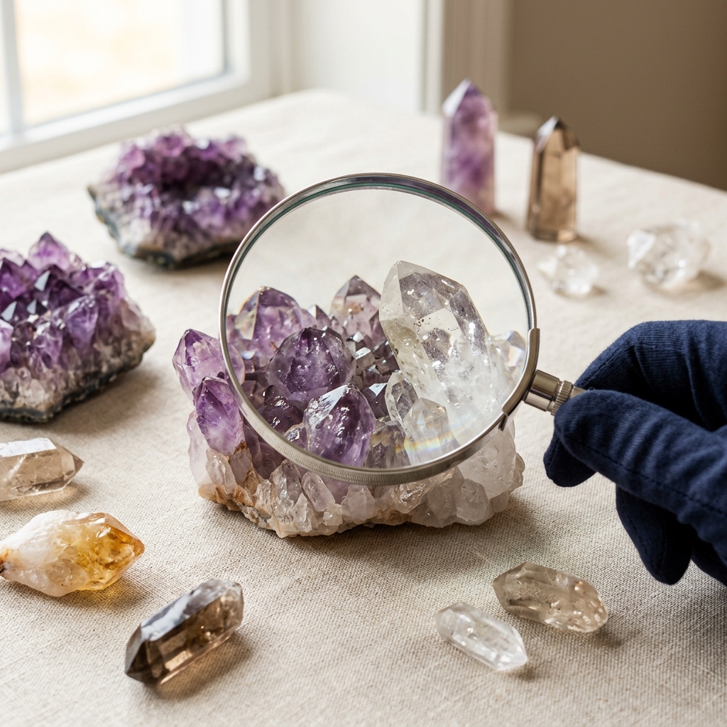 How to verify crystal quality before bulk orders